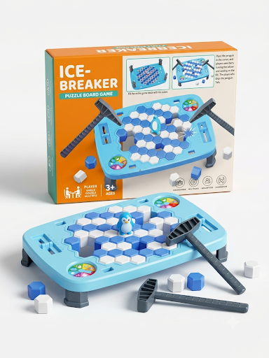 لعبة كسر الجليد لإنقاذ البطريق (Ice-Breaker) 🐧🔨