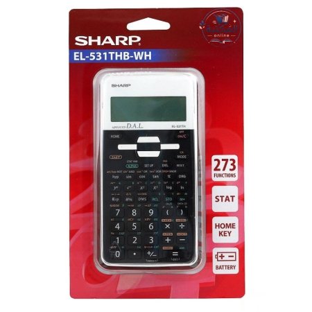 آلة حاسبة علمية شارب "Sharp EL-531THB-WH" (273 وظيفة) 🔢✨