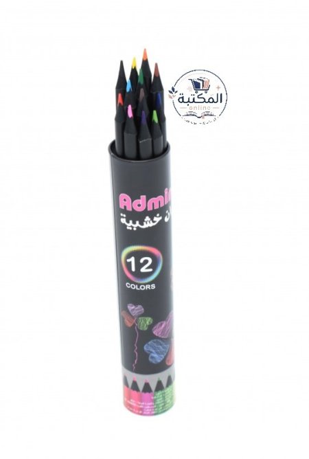 أقلام تلوين خشبية سوداء"أدميرال برو"(Admiral Pro)🎨✨