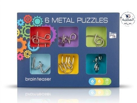 مجموعة الألغاز والخدع المعدنية الذكية (6 Metal Puzzles) 🧩🧠