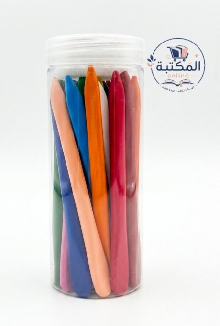 ألوان باستيل زيتية / شمعية انسيابية للأطفال (متوفرة 12 / 24 لون) 🖍️🎨