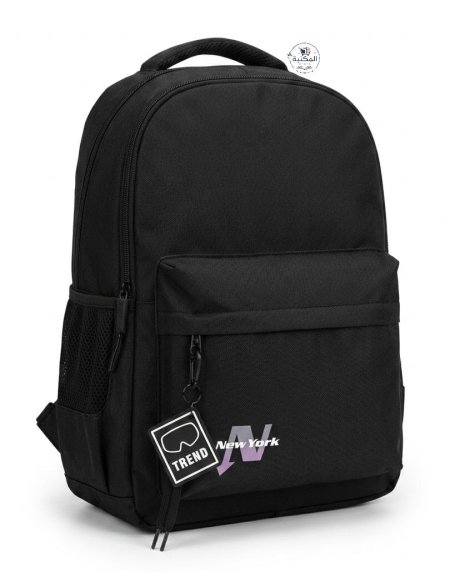 حقيبة ظهر كلاسيكية (New York) مع تعليقة تريند 🎒